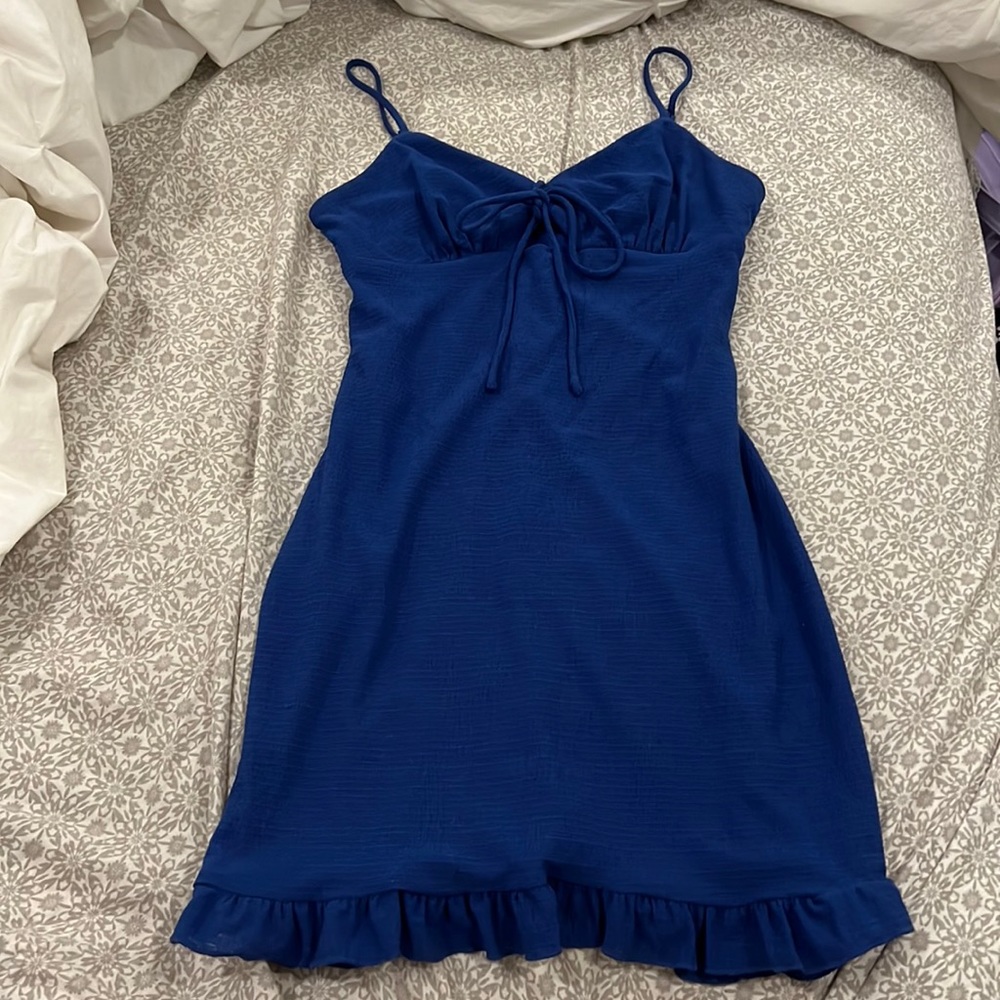 Royal Blue Mini Dress